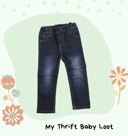 Preloved Petit Chou girls denim jeans (4-5 years)